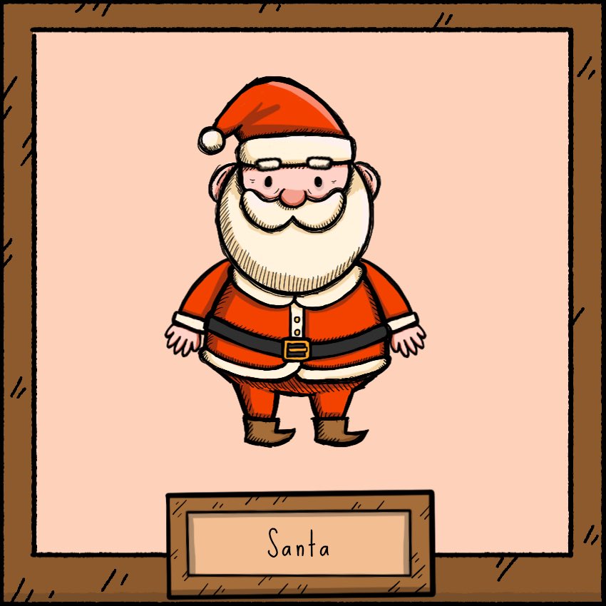 twopigsstudio's tweet photo. Pretty sure you all already know, but this is Santa.  He needs to lose weight to fit through chimneys in Ordeals of Christmas!

#indiegame #gamedev #art #gameart #artist #gameartist #indiedev #gamedesign #christmas #santa #gamestudio #madewithunity #2dgame https://t.co/7NrAbslZRH
