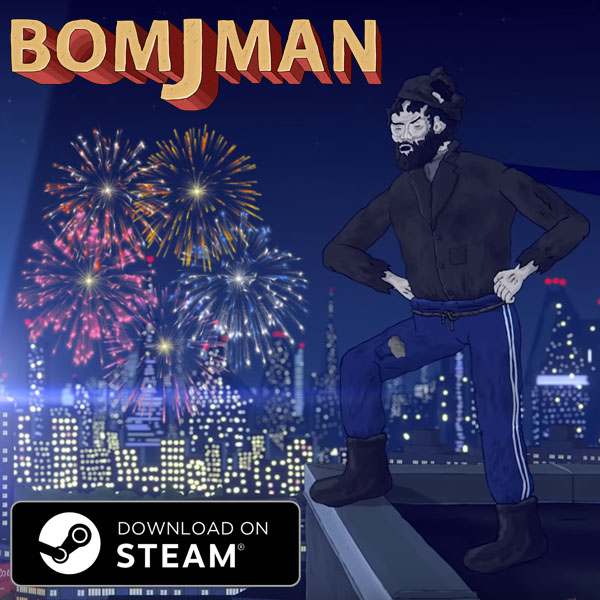 🎉 The long-awaited game #BOMJMAN has been released!
⬇ The game is already available for download on Steam.
store.steampowered.com/app/1092040/BO…
💥 Start fighting evil right now.

#IndieGame #GameDev #IndieDev
#gamedevelopment #indiegamer #videogames #PCgaming #steam #steamgames
