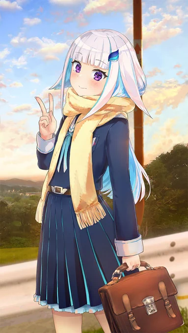 マフもふの季節 #ヘル絵スタ 