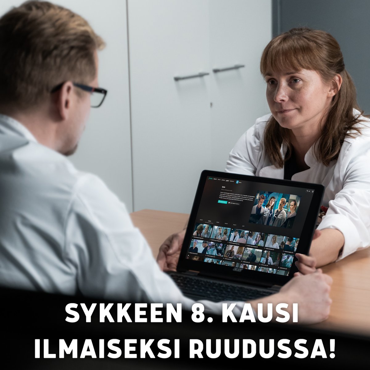 Sykkeen 8. kauden ilmaisesitykset ovat startanneet Ruudussa! 💙
Uusi jakso siirtyy ilmaispuolelle JOKA PÄIVÄ klo 18. 
8. kausi nähdään myös Livillä maaliskuussa.
ruutu.fi/syke