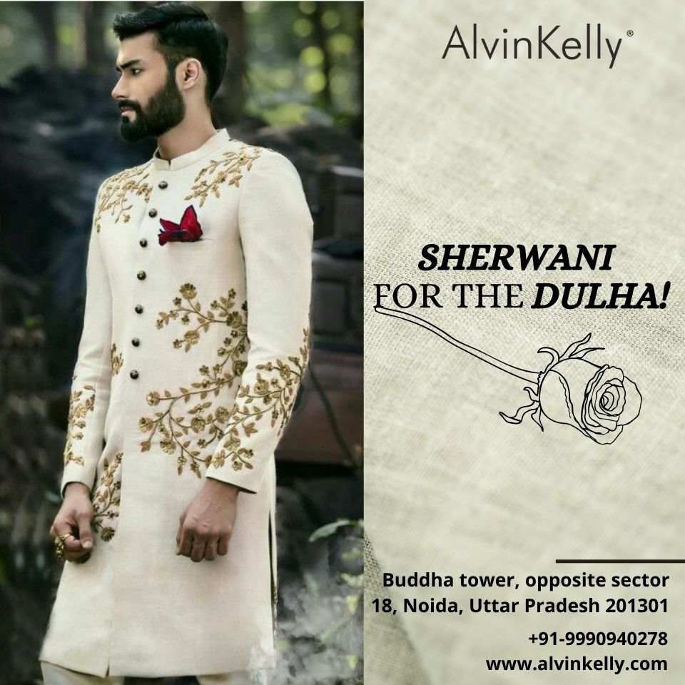 AlvinKelly_'s tweet photo. Rock your wedding celebrations with Alvinkelly. We have a wide range of colors, patterns &amp; styles to ascertain that you get an outfit of your choice. 91-9990940278 https://t.co/0nbveMEBRg 
.
.
.
.
.
#Alvinkelly #sherwanis #sherwanistyle #celebrationwear #ethnicwear #styleitup https://t.co/Cl2YTOvNSB