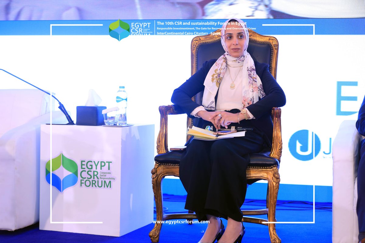 EgyptCsrForum's tweet photo. We would like to thank our speaker  Ms. Hagar Gamil, Radio Presenter at Shaaby Fm- 95 FM. for her inspiring talk  about  The best practices and efforts of the private sector in facing Covid-19 pandemic
#CSREgypt
#EgyptCSRForum
#CSRArabia
#CSR
#Sustainability
#2030_Agenda https://t.co/7wJVVKYvw4