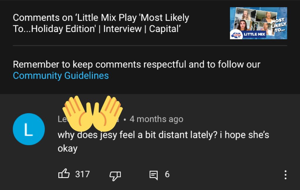 not me commenting this on a little mix video 4 months ago...
