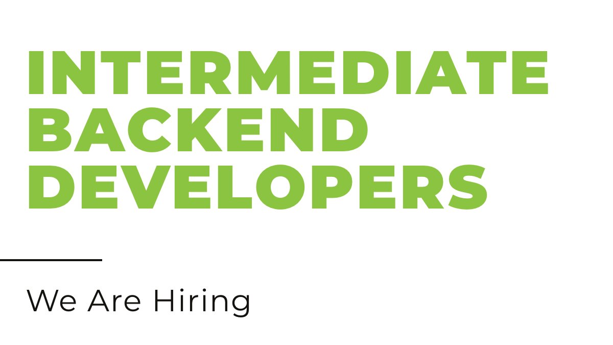 MethysDigital's tweet photo. 4i has a job opening. Calling all #backend #developers to apply and join our team! 

More information here: https://t.co/i1qiX7HWwn

#4i #methys #jobseekers #developer #software https://t.co/F0KsInJauj