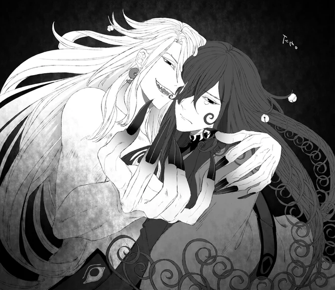 リンボたゃと道満たゃはんぶんこにしてどっちもよしよししたい ※息を吸うようにぐだリンしてる

あと、わらびやっと描き方わかってきた 