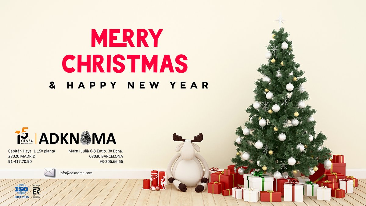ADKNOMA's tweet photo. Os deseamos unas muy felices fiestas en compañía de vuestros seres más queridos.

Lo mejor siempre está por llegar y en el camino se encuentra la felicidad.

#adknoma #familiaadknomita #cro #ensayosclinicos #navidad https://t.co/gKCZbAiyDe