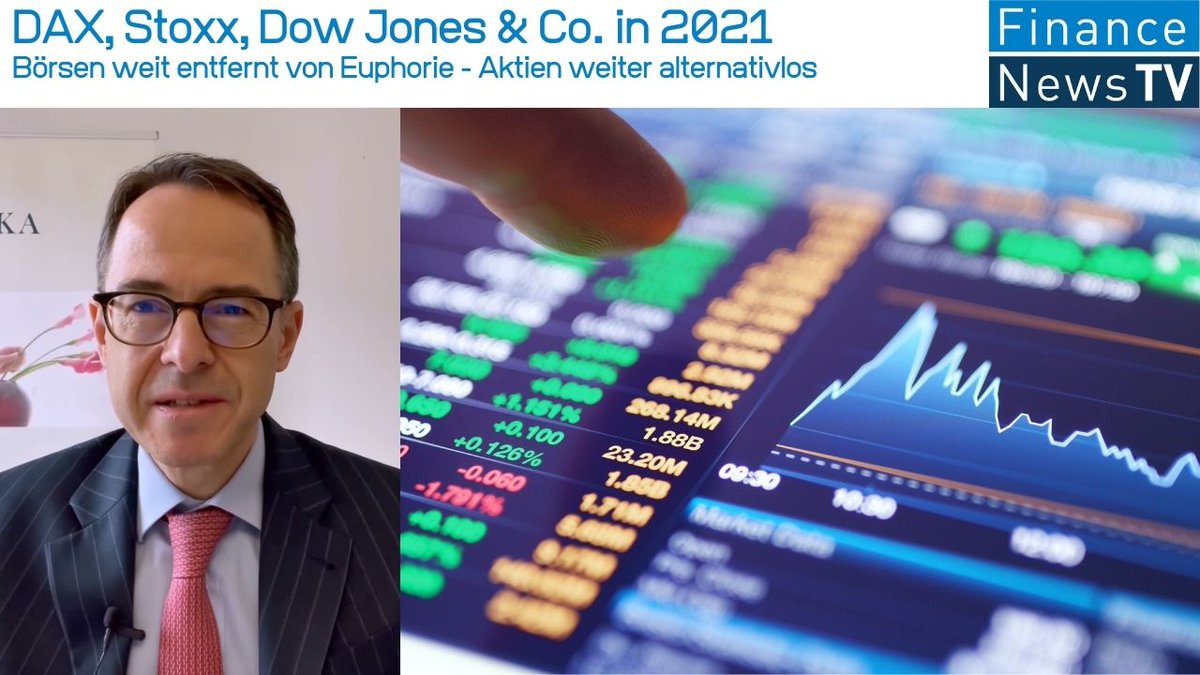 FinanceNewsTV's tweet photo. #DAX #Stoxx #DowJones #Zinsen im #Ausblick2021: #Boersen weit entfernt von Euphorie - #Aktien weiter alternativlos. #Interview mit #Vermögensverwalter Marco Herrmann von #Fiduka https://t.co/2uTXfdRXJD #investing #finance #corona #coronavirus #WallStreet #rates #EZB #ecb #FED https://t.co/dwAplsc4ZP