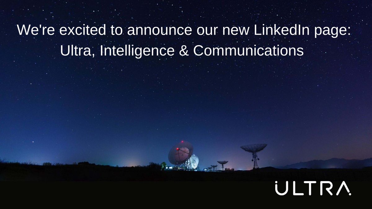 UEGigaSat's tweet photo. From Jan. 1st 2021, we're delighted to be part of Ultra Intelligence &amp; Communications. Follow our new LinkedIn page #satcoms #satellite https://t.co/EzGvZ32hrU