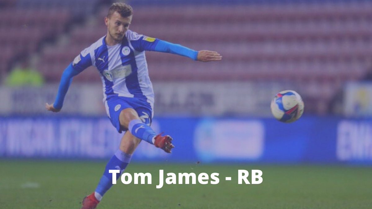 Tom James2020/21 L1 Stats:Apps Goals.AVG RatingThe attacking RB on loan from Hibernian has been a key part in Wigan attacks, with his overlapping runs He is capable of scoring a rocket too - GOTS contender?  https://twitter.com/questtv/status/1309919414746308608?s=21