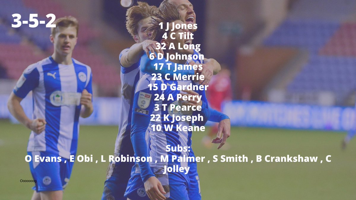 Wigan Team News:Lee EvansKal NaismithThelo AasgaardGavin MasseyViv Solomon-OtaborDan GardnerAdam LongWigan do have a lengthy injury list and have to rely on a lot of their young players. I predict they are going to play the same team as they did vs Accrington