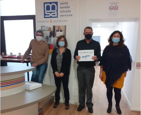 MsaGrandSud's tweet photo. L’opération #DuoDay a permis la formation de duos entre des personnes en situation de handicap et des professionnels volontaires. La MSA Grand Sud a constitué elle aussi des binômes pour faire découvrir aux personnes accueillies, les métiers de l'organisme.
#TeamMSA #DuoDay2020 https://t.co/F2m6Ssmbpw