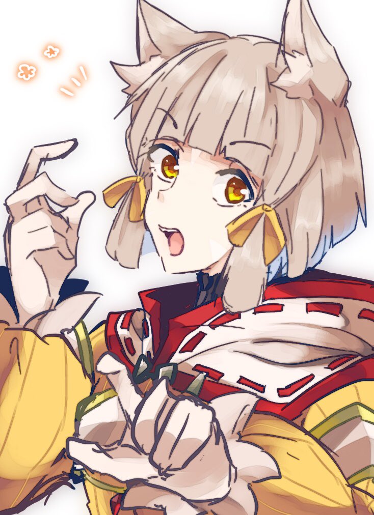 ニア(ゼノブレイド2) 「らくがきニアちゃ!ニャー 」|睡魔⚠️のイラスト