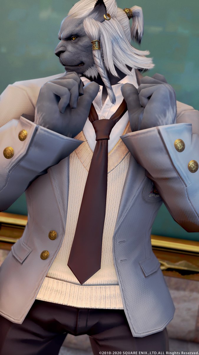 Bangga カレッジスラックス コスチュームセット Ff14 Ffxiv Gposers 本日のロスガル ロスガル Hrothgar