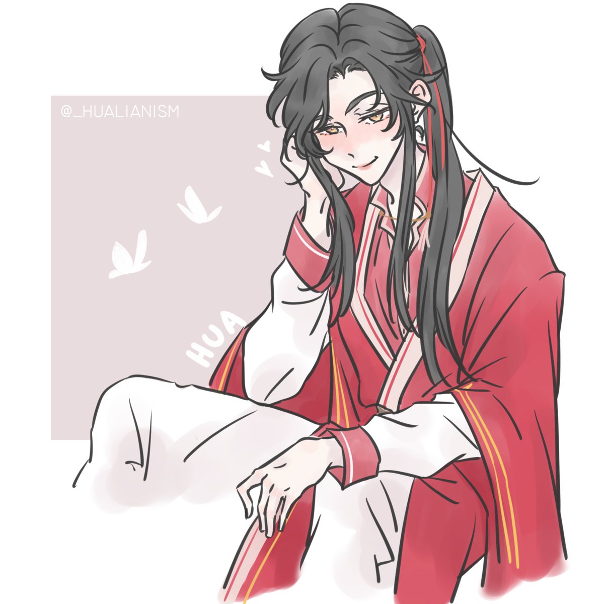 「gege *wiggles eyebrows* ?? i draw this 」papaya comms open!のイラスト