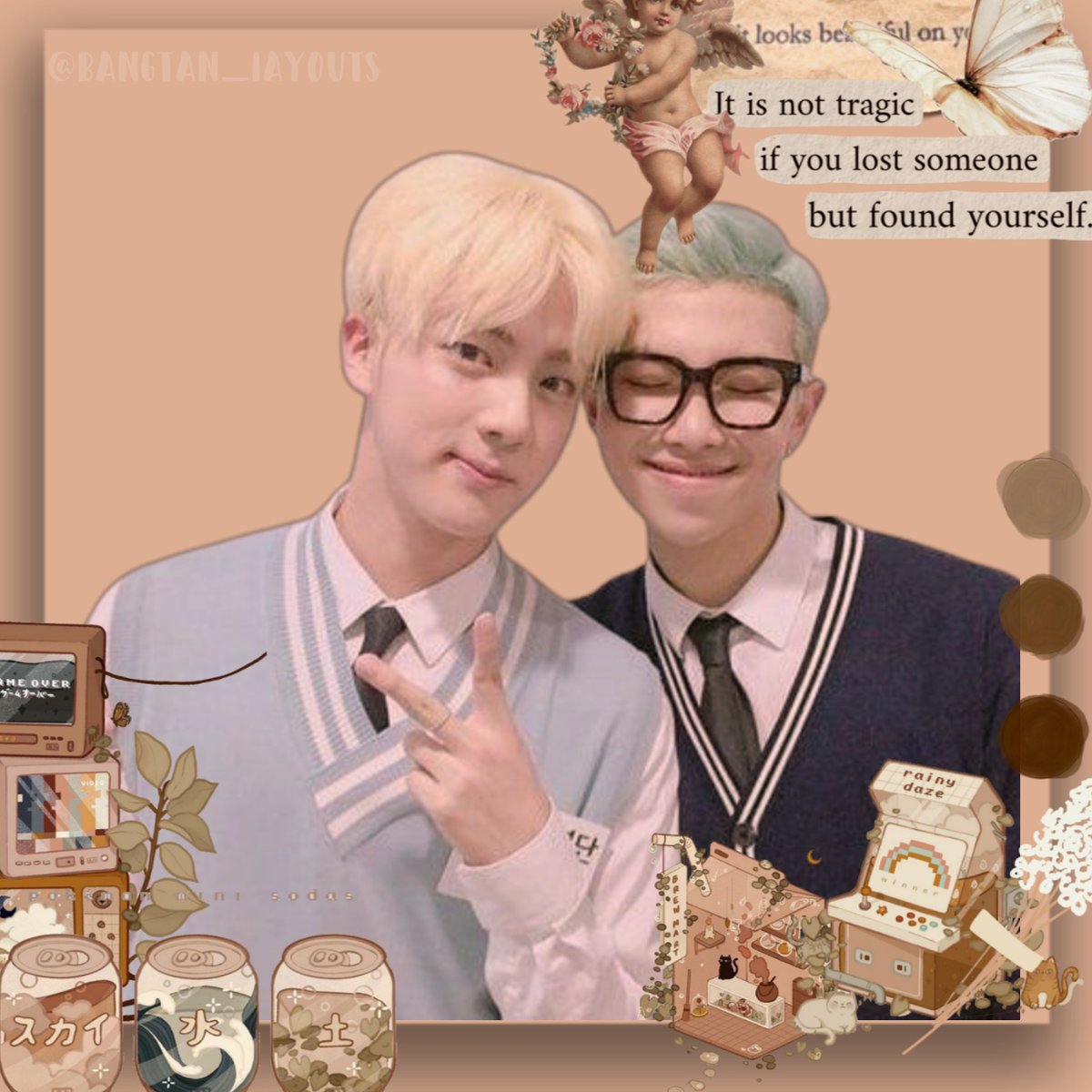 bangtan_Iayouts's tweet photo. ∴☾《 namjin : light brown/beige soft layout》 ☽∵
↳ requested by @ma_mojicaa
⊱ rt if using/saving ⊰
⊱ give @bangtan_Iayouts credits ⊰
⊱ dm for requests ⊰
#bts #방탄소년단 #namjin #btslayouts
〣 renren🕸️〣 https://t.co/4mYKKC8Ohr