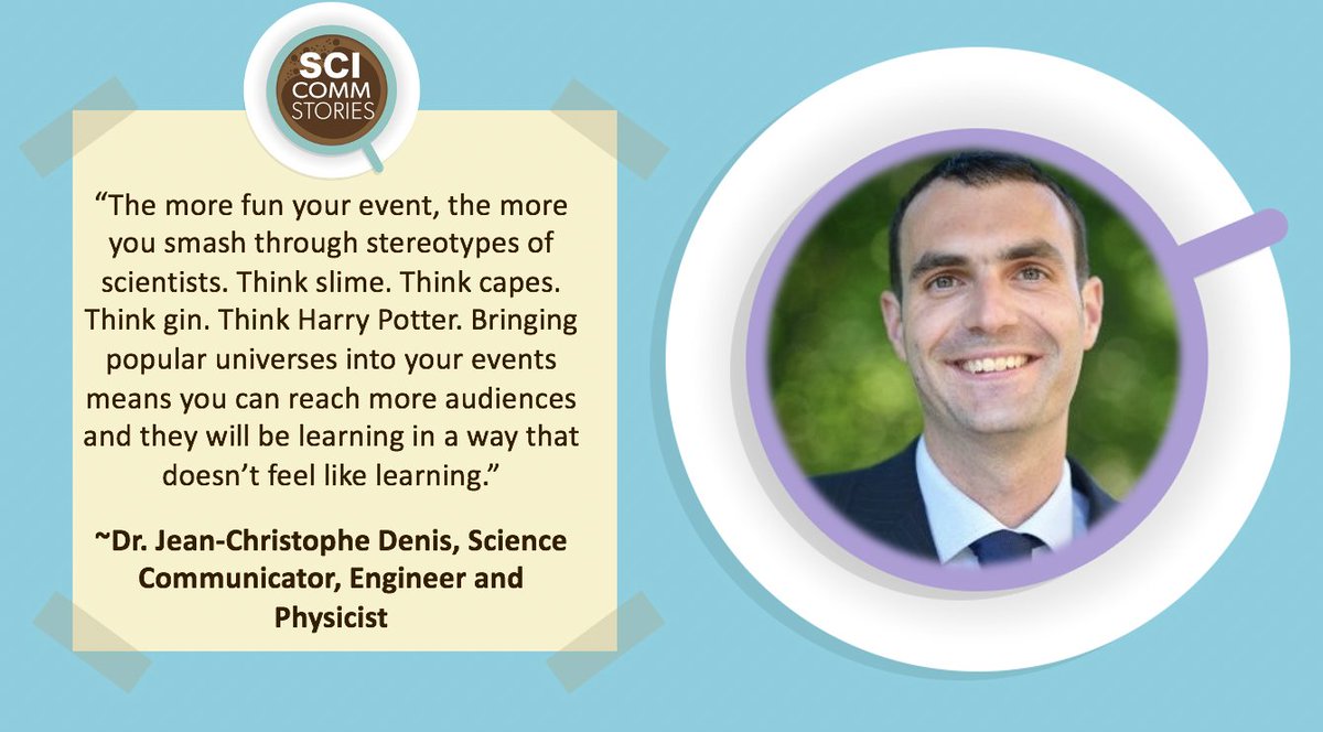 It's time for Tuesday's Tips &amp; Tricks, our favourite time of the week. For today's wisdom, we have the wonderful Dr. Jean-Christophe Denis on all things popular universes. 

Listen here: scicommstories.com/003-popular-un…

#scicomm