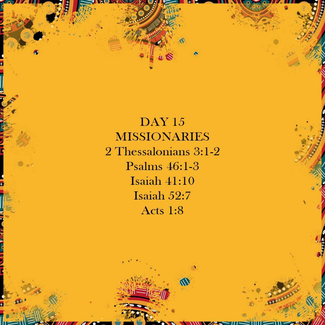 tmcc_co's tweet photo. Itโs day 15. I would encourage all of us to pray seriously concerning todayโs topic. Itโs not easy preaching Christ to the nations. Especially those that are hostile. People risk their lives everyday. Since we canโt support them in the flesh this is how we can. #decemberprayers https://t.co/dw11Nqbac6