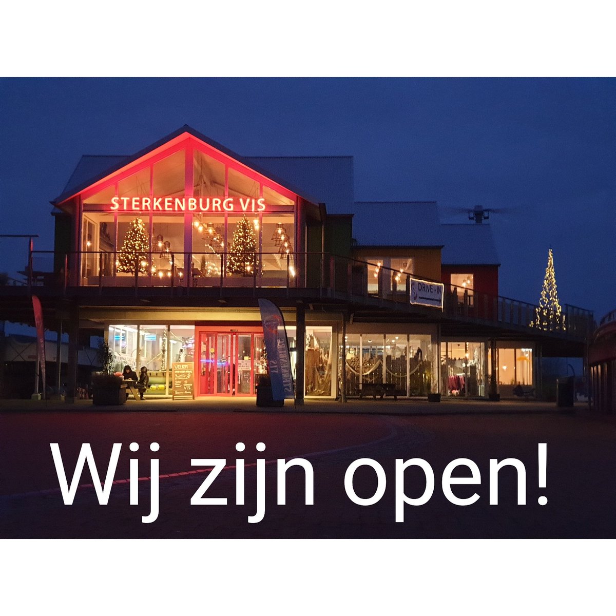 Als u liever niet in de winkel komt, is het ook mogelijk om verse vis/gerookte vis &amp; tapas op bestelling af te halen in de drive-in 🚘

Er komt nog aanvoer van verse vis voor de kerst! 🎄
Bestel op tijd om teleurstelling te voorkomen via 0519-349060 ☎️
RT= ❤