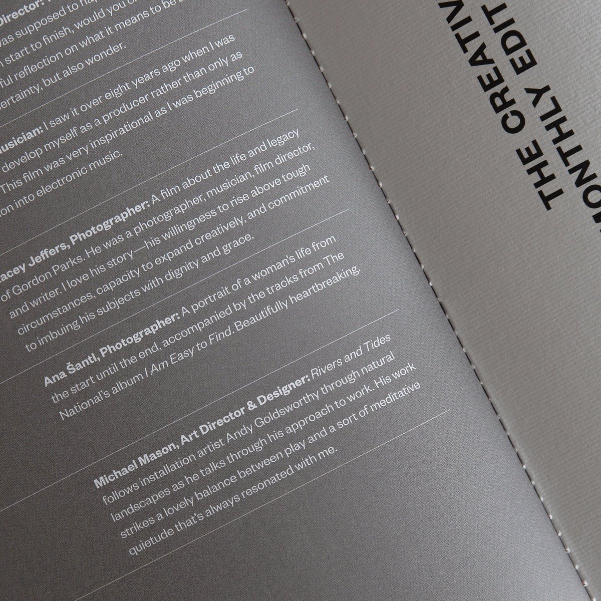 The Creative Voyage Paper - Issue One. Designed by #Studio8585

Produced with three @fedrigonipapers @fedrigoni_uk papers: 240gsm Rigoletto Grigio for the cover, 120gsm Arcoset and 170gsm Arena Ivory Rough for the inside pages.

Free worldwide shipping sked.link/creative.voyage