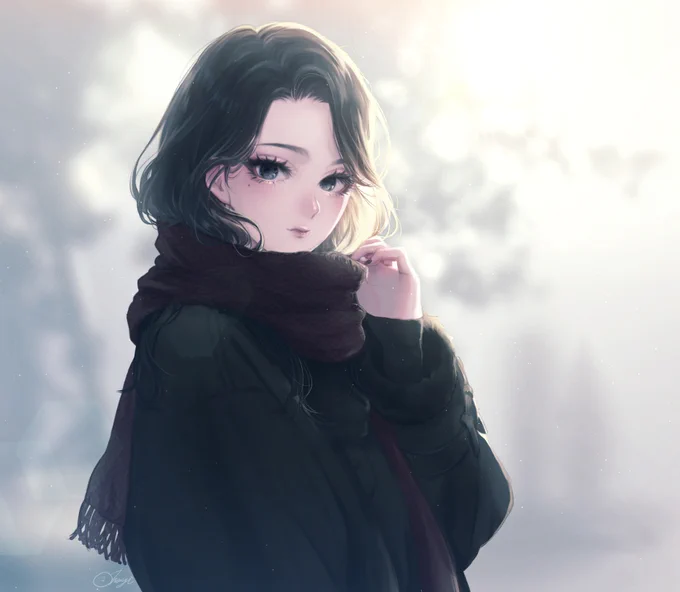 寒いね。 
