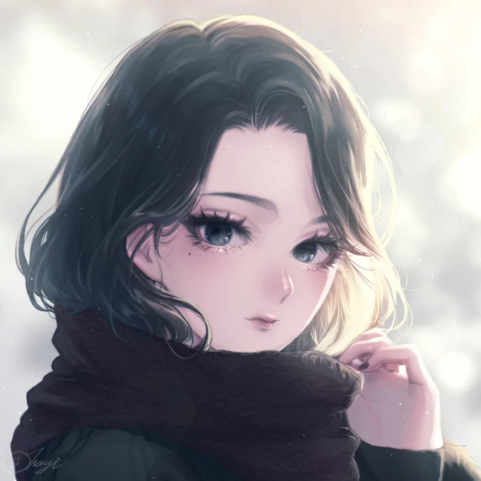 寒いね。 