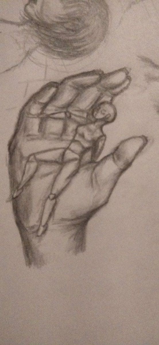 CamVSama's tweet photo. Pequeña muñequita que guarda muchos misterios (si la mano ta algo deforme, no acostumbro hacerlas tan detalladas pero me gusto) 
#muñeca #practicas #grafito #dibujo #traicional https://t.co/zTMrXo9Ml9