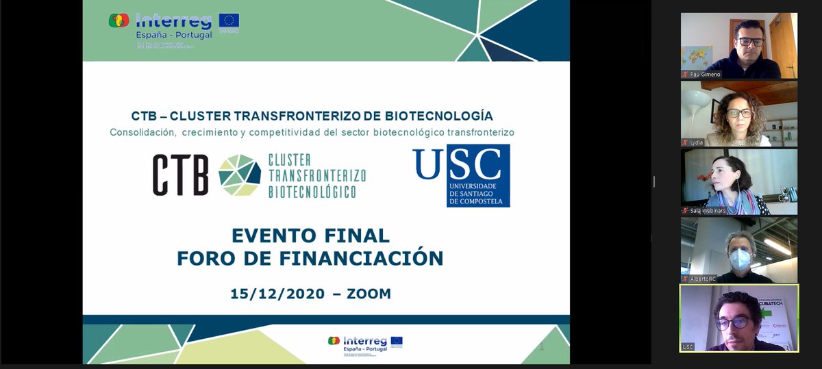 BiogaCluster's tweet photo. Estamos participando en el último Foro de Financiación del Proyecto #CTBio
Todavía estás a tiempo de acompañarnos 👉 https://t.co/NKifSSXHUe
@UniversidadeUSC | @zonafrancavigo | @udominho | @pbio_pt | @INLnano https://t.co/R7umXAbMFI