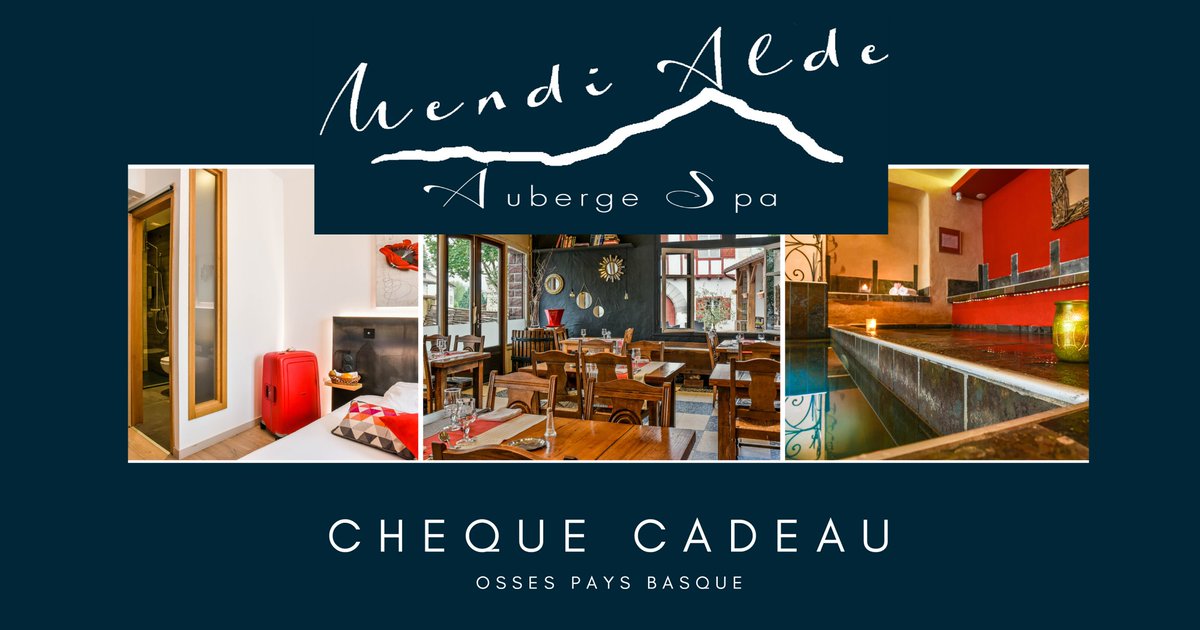 SpaAlde's tweet photo. Nous sommes à votre disposition tous les jours au restaurant pour l'achat de chèque cadeau. Pendant la période de confinement il est valable deux ans. #boncadeau #boncadeaux #cadeaubon #cadeaux #cadeaux🎁 #gifts #giftcard #ideecadeau #osses #paysbasque #nouvelleaquitaine https://t.co/kUddsar1se