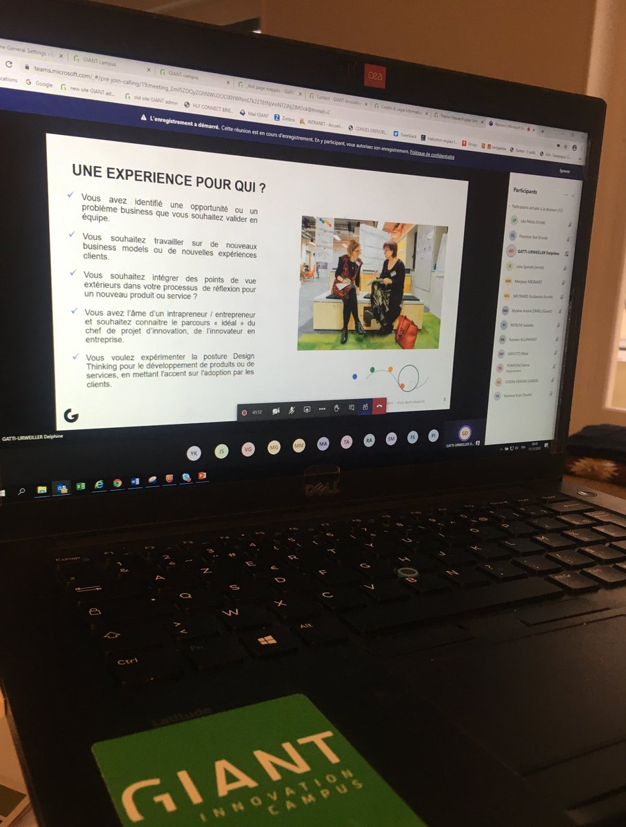 GIANTcampus's tweet image. Deuxième plateforme: le #TIMLab, pour Technology Innovation Management, qui nous est présenté par #DelphineGattiUrweiller un atelier de montage/démontage de projet innovant, et toujours en #équipe ! 📊