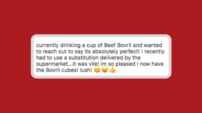 bovril_official's tweet photo. No subs. 🖤❤️ #Bovril #MoreBeefLessBull https://t.co/dRMRkgDSxj