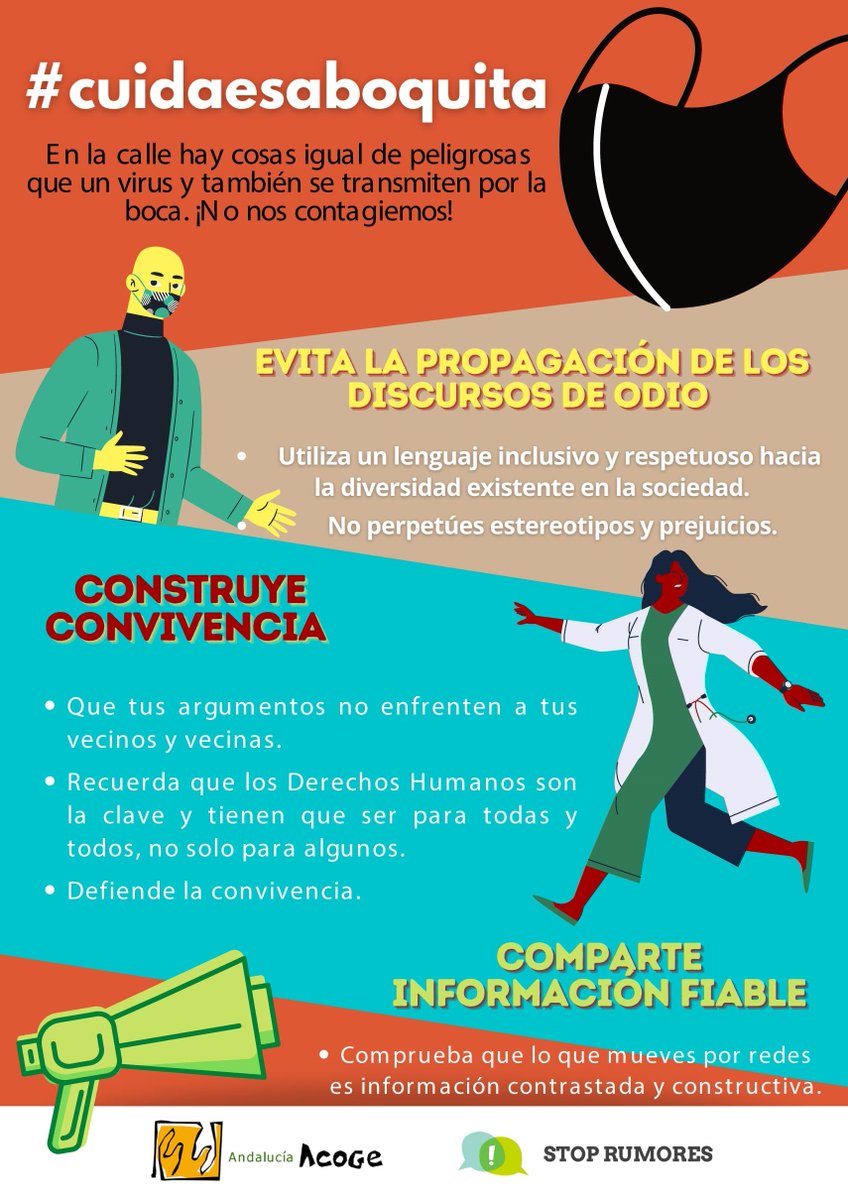 stoprumores's tweet photo. 😷 ¡NO NOS CONTAGIEMOS!
En la calle hay cosas igual de peligrosas que un virus y también se transmiten por la boca.
#CuidaEsaBoquita 
#construyeconvivencia https://t.co/bvc5WsjPyB