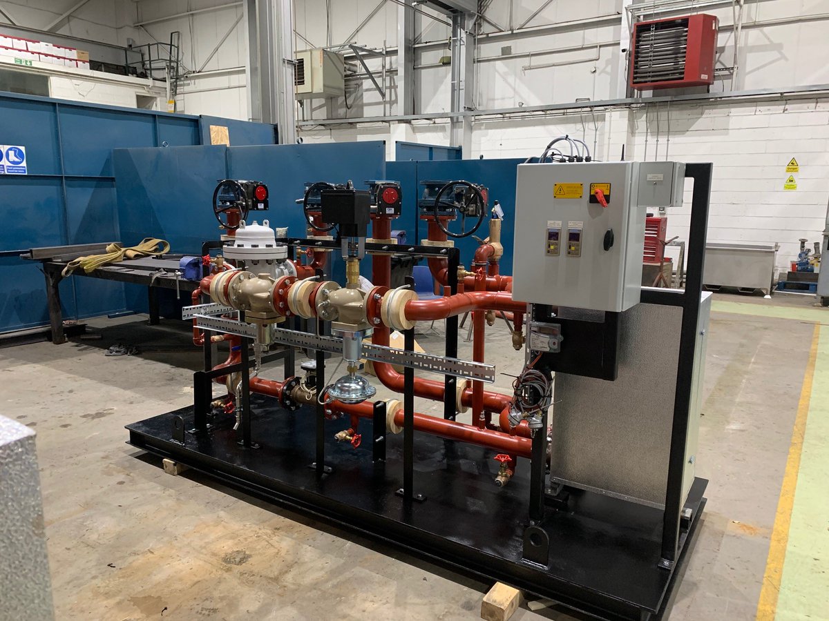 Photos showing three recently completed district heating skid packages for Nottingham District Council, completed to a very high specification including 10 percent x-ray of butt welds.

📞 01422 379991
📩 enquiries@encoltd.co.uk 

#Welding #Pipework #SmallBusiness #Local #Skids