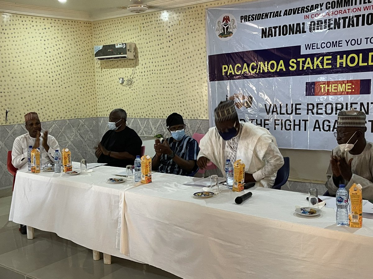 agbahor_aghogho's tweet image. Happening live in Niger state, @pacacng taking the fight against corruption to state level which trickles down to the LGAs @MBuhari @ProfOsinbajo @BossMustaphaSGF @OfficialOSGFNG @DrAhmadLawan @femigbaja @OvieOmoAgege @HonAhmedWase @FemAdesina @GarShehu @akandeoj @toluogunlesi