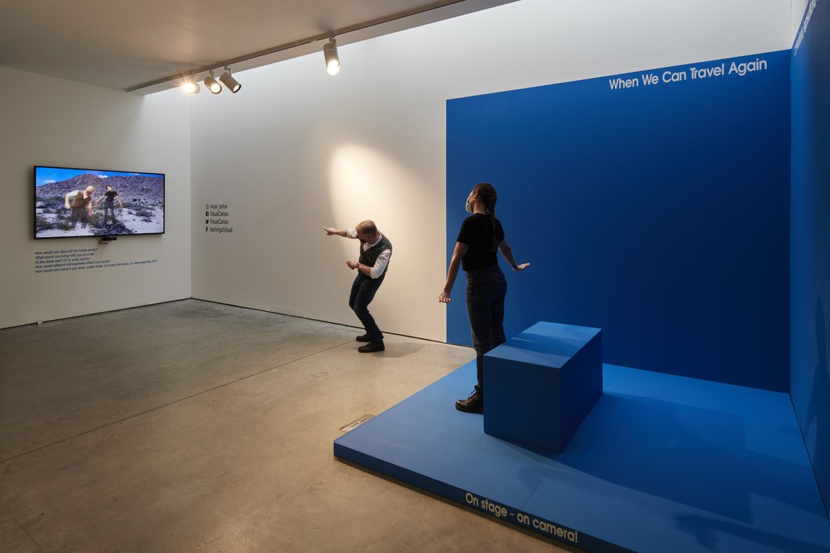 VisualCarlow's tweet photo. As part of our Learning programme, When We Can Travel Again explores ideas of staying at home while dreaming of travelling.
Immerse yourself in strange landscapes from real life and the imagination in our green screen video studio.
https://t.co/9zArXiqmjf
#LearningAtVISUAL https://t.co/7MCRv2Wl8R
