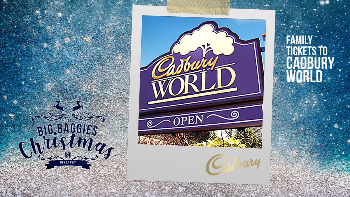 🎄𝗕𝗔𝗚𝗚𝗜𝗘𝗦 𝗖𝗛𝗥𝗜𝗦𝗧𝗠𝗔𝗦 𝗚𝗜𝗩𝗘𝗔𝗪𝗔𝗬🎄

We’ve got two family tickets to <a href="/CadburyWorld/">Cadbury World</a> to giveaway. One family ticket consists of 2x adults &amp; 2x kids 🍫

RT before 10pm on Tuesday to enter. Two winners to be contacted directly.