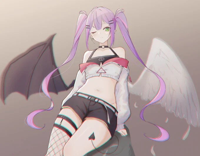 悪魔(天使)
 #TOWART 