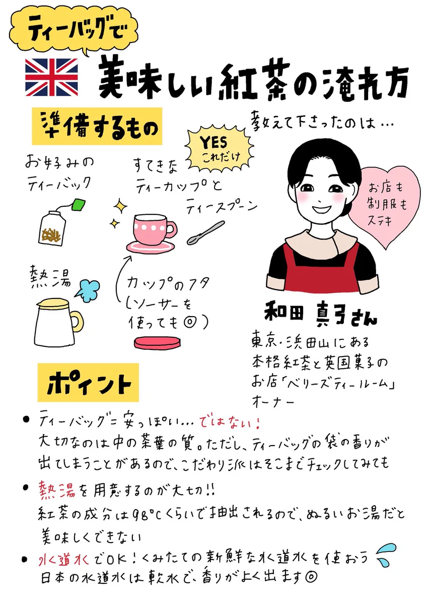 ティーバッグでも美味しくなる？美味しい紅茶の淹れ方！