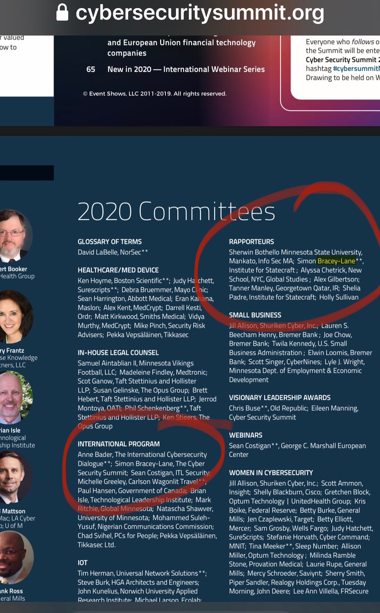 And as you can see, this Bernie Sanders Campaign infiltrator, Simon Bracey-Lane still works for the Institute For Statecraft in 2020.And here’s Brian Isle associated with a THIRD Minnesota Integrity Initiative org, The Technological Leadership Institute. https://www.cybersecuritysummit.org/wp-content/uploads/2020/10/CSS20_SummitGuide_LR.pdf