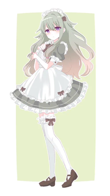 #prsk_FA  #プロセカ 

寧々ちゃんメイド服めちゃくちゃ似合う
かわいい 