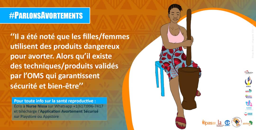 Coalition144's tweet photo. #ParlonzAvortements #StigmaZero 
Savez-vous qu'il existe des produits recommandés par l'OMS pour procéder à un avortement sécurisé ?? 
@CoalitionGnd @Hesperian @AfricaUwezo @CanadaRDC @MajRDCongo @Lesailesducoeur @habariRDC https://t.co/EhMWxcxbor
