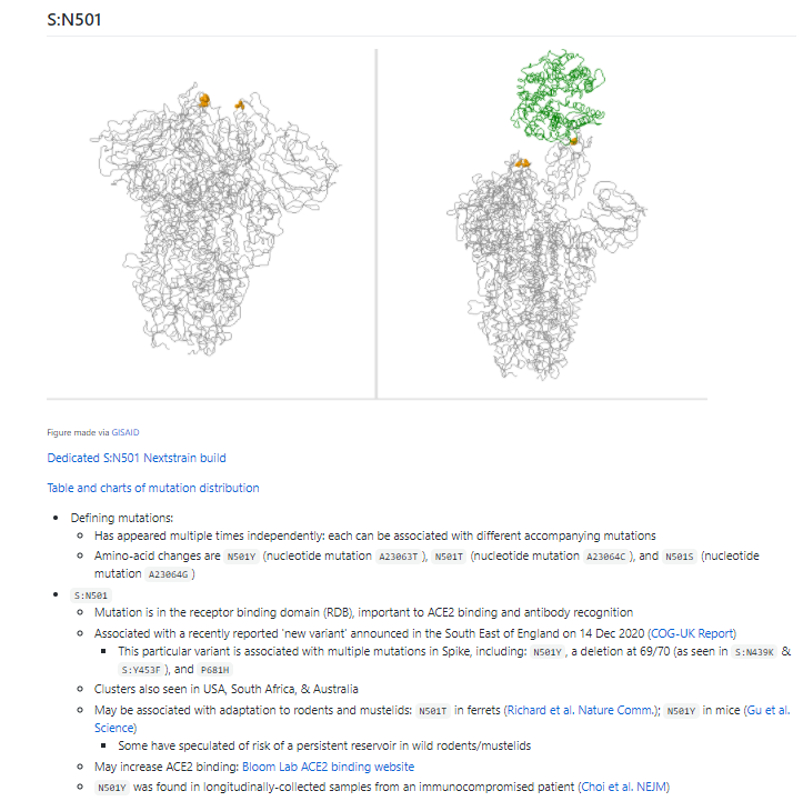 And yes, there's a section on S:N501: I'll be tweeting some of the information here on my original thread on N501Y shortly!7/7 #newvariant https://github.com/emmahodcroft/cluster_scripts/blob/master/README.md#sn501