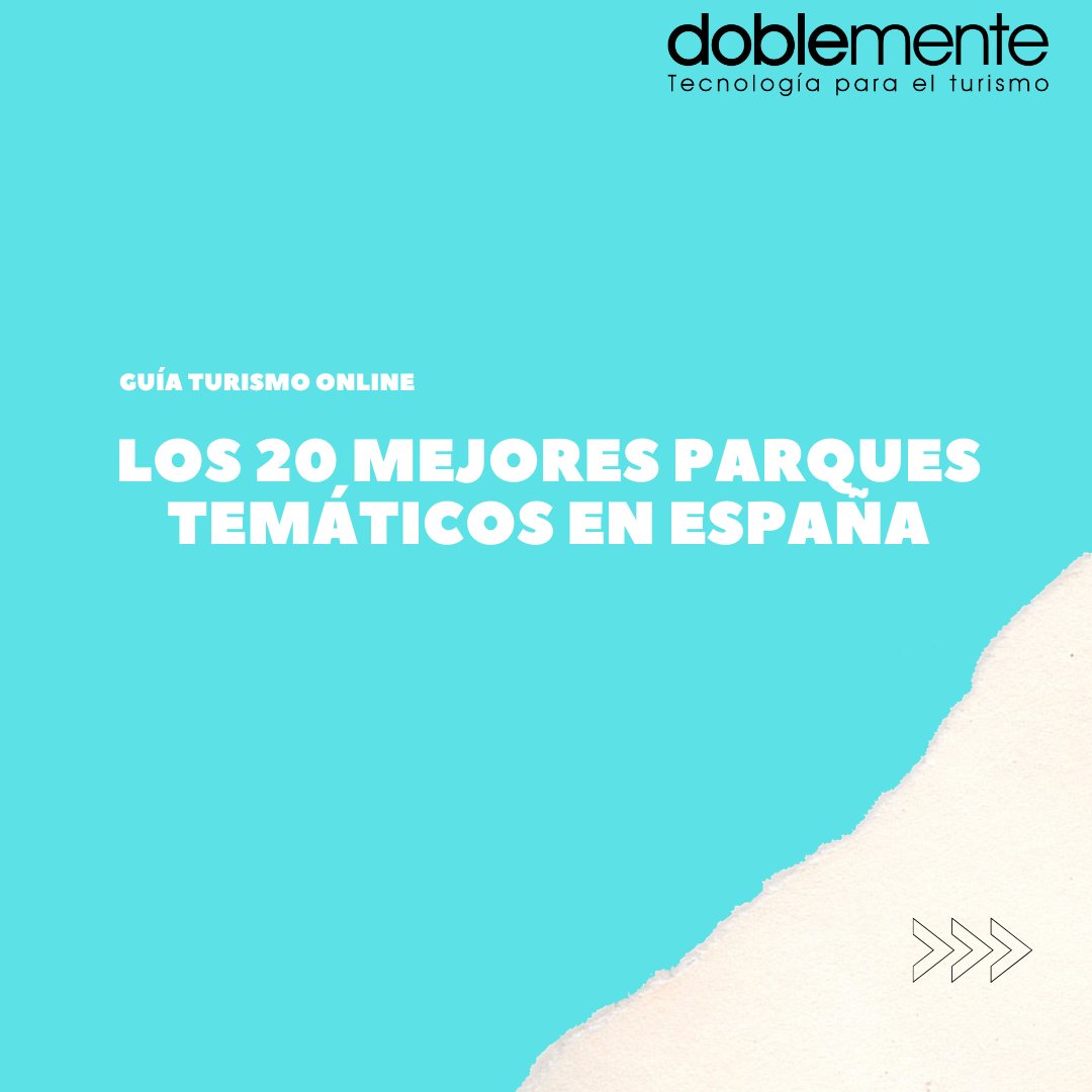 GUÍA Turismo On-line: Los 20 mejores parques temáticos de España.
Guía entera disponible en nuestro Blog.
doblemente.com/guia-turismo-o…