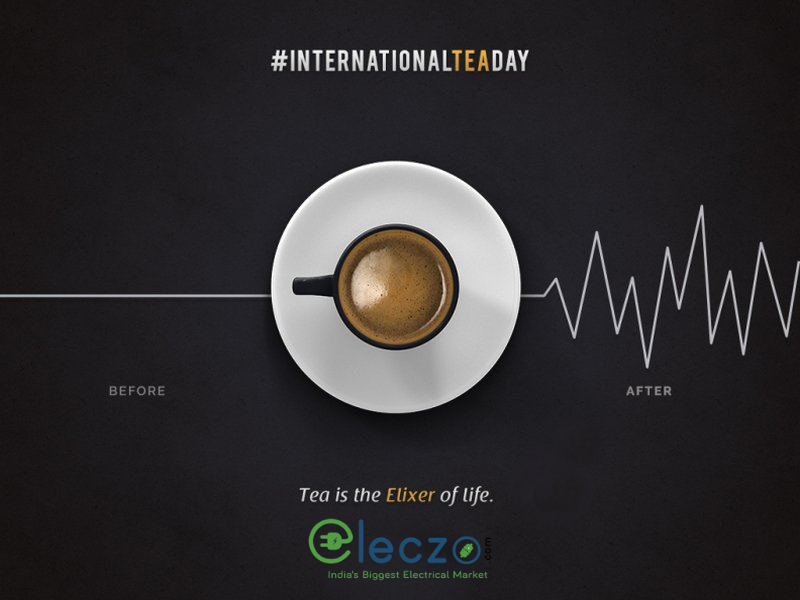 eleczo_official's tweet photo. There is no problem on earth that can be solved by a hot cup of #tea.
"Happy International Tea Day" 🍵😍🍪
#eleczo #teaday #chai #chailovers #teaislove #teaday2020 #tuesdaymotivations #tealovers #tuesdayvibe #internationalteaday https://t.co/gN9wA5mPOu