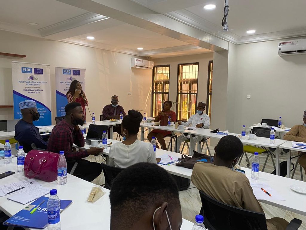 PLACNG's tweet photo. Photos from the Debriefing Session of PLAC’s 2020 Legislative Interns where they shared feedback on their internship experience at the National Assembly. https://t.co/afNtXf0c3o