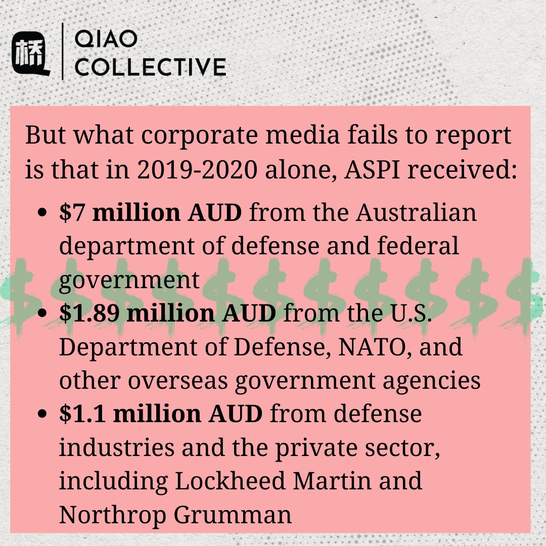 The incestuous relationship between the weapons industry, security think tanks, and the State Dept is paving the path to war on China. Learn how the military-industrial complex will profit from war on China.ARTICLE ‣  https://qiaocollective.com/en/articles/sinophobia-incVIDEO ‣ 