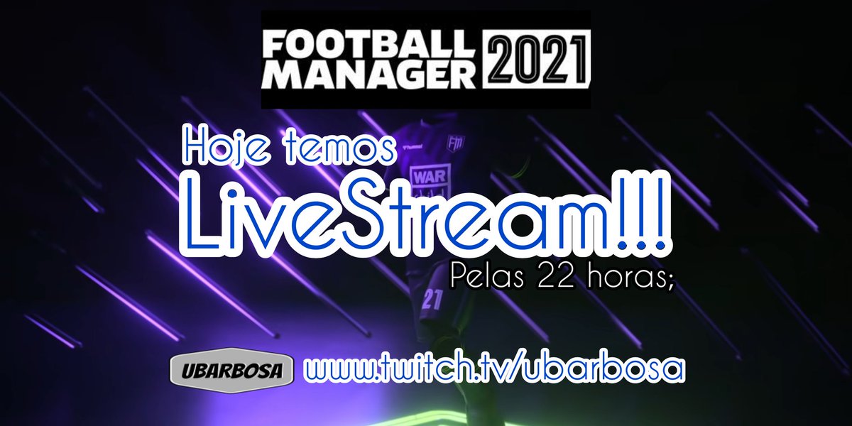 ubarbosa_pt's tweet photo. Hoje temos LiveStream!!!
🔹Continuar Save Épico Rio Ave🔹
#footballmanager2021
Pelas 22 horas em:
https://t.co/1Z8VtnodWC
#fm21 #sportsinteractive #fmpt #fmportugal #twitch #twitchstreamer #twitchtv #live #livestream #fmscout #port_streams #fmportugalnet https://t.co/JteC2WhvHv