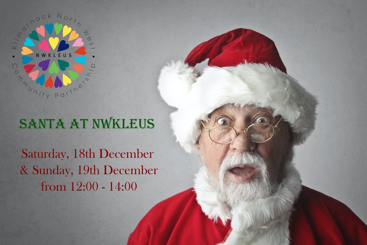 nwkleus's tweet photo. Santa is visiting NWKLEUS this weekend! For your chance to meet him, be there from 12pm until 2pm. This is a free event. Don't forget to bring your letter for Santa! https://t.co/ErZ7C9ySMY