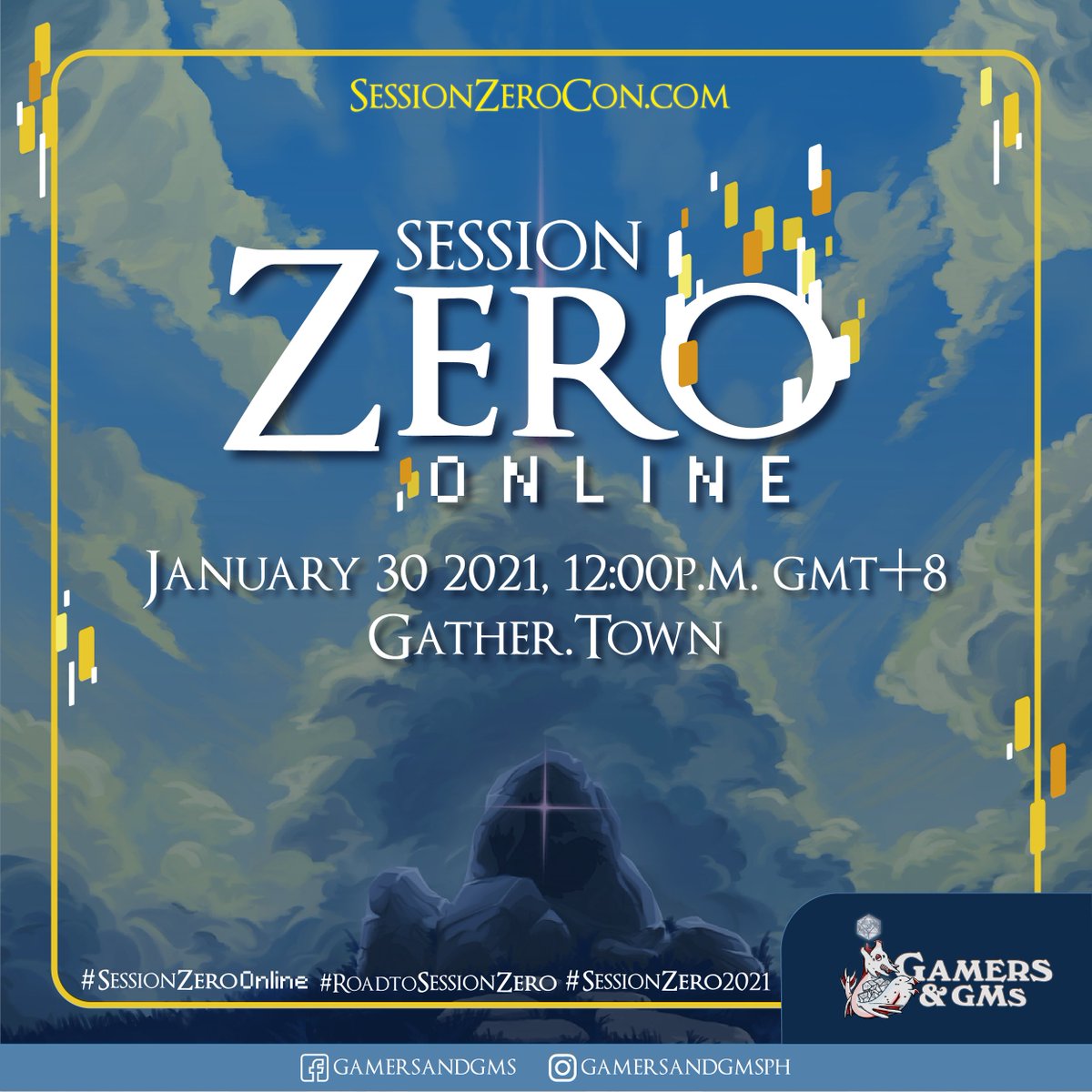 GnGMeets's tweet photo. Registration is now live for #SessionZeroOnline, a showcase of tabletop RPGs from Asia and the diaspora, with a focus on Southeast Asian artists and creators! The event will be held on 30 January 12PM-12AM GMT+8, and registration is free. https://t.co/wpCz296un7 https://t.co/ANIq8Pj0XY