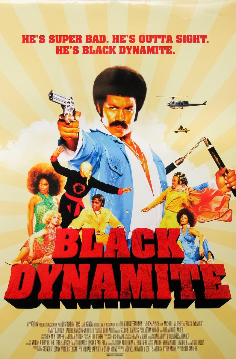 FilmMomatic's tweet photo. #NowWatching BLACK DYNAMITE #ScottSanders @MichaelJaiWhite @ByronMinn #TommyDavidson @kymwhitley @sallirichardson @ArsenioHall #MikeStarr https://t.co/AAr6Q3fELN