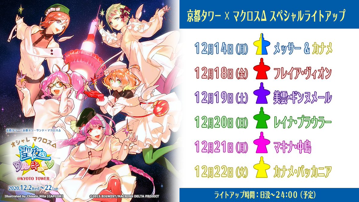 商品情報第1弾】 『オシャレマクロスΔ 聖夜のワルキューレ ＠ KYOTO